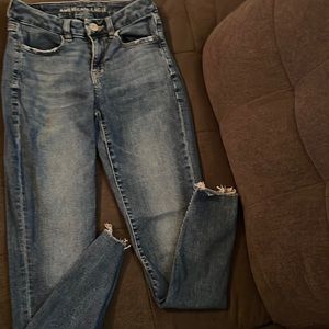 American eagle next level stretch curvy jeggings size 2